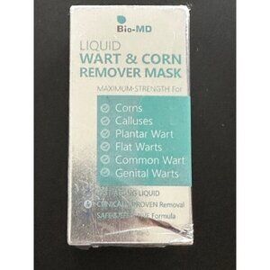 Bio-MD Liquid wart corn remover Mask Maximum Strength Calluses Sealed exp 3/2027